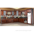American style solid wood kitchen cabinet
